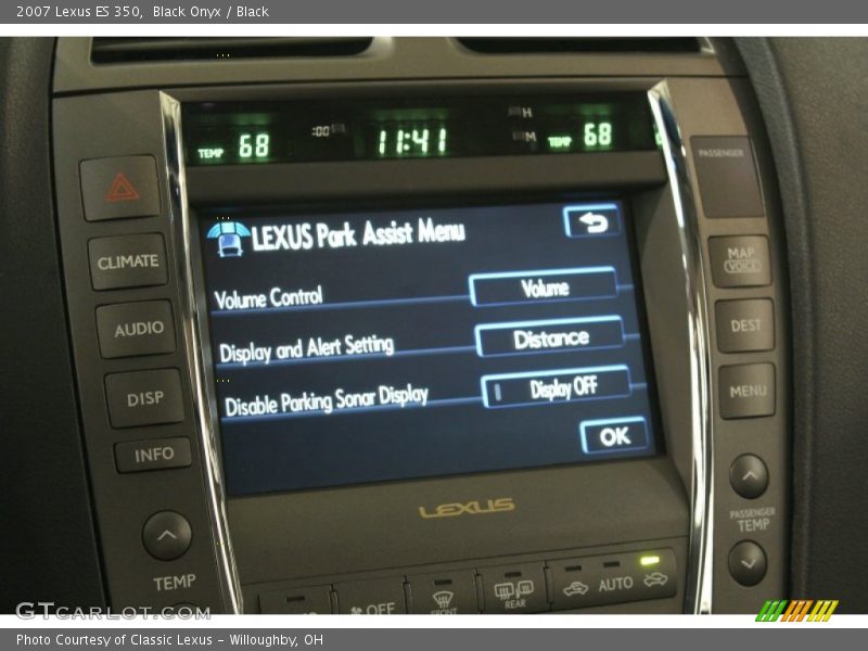 Black Onyx / Black 2007 Lexus ES 350