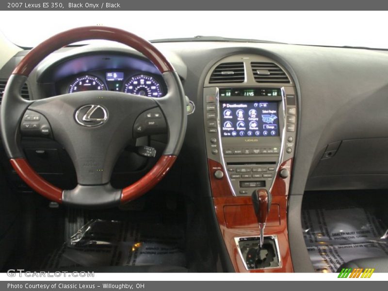 Black Onyx / Black 2007 Lexus ES 350