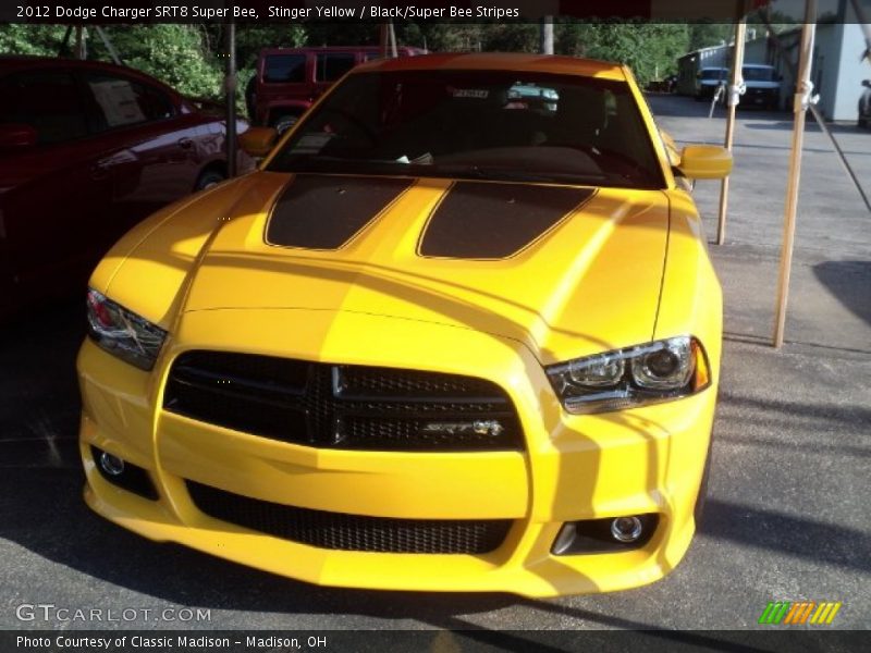 Stinger Yellow / Black/Super Bee Stripes 2012 Dodge Charger SRT8 Super Bee