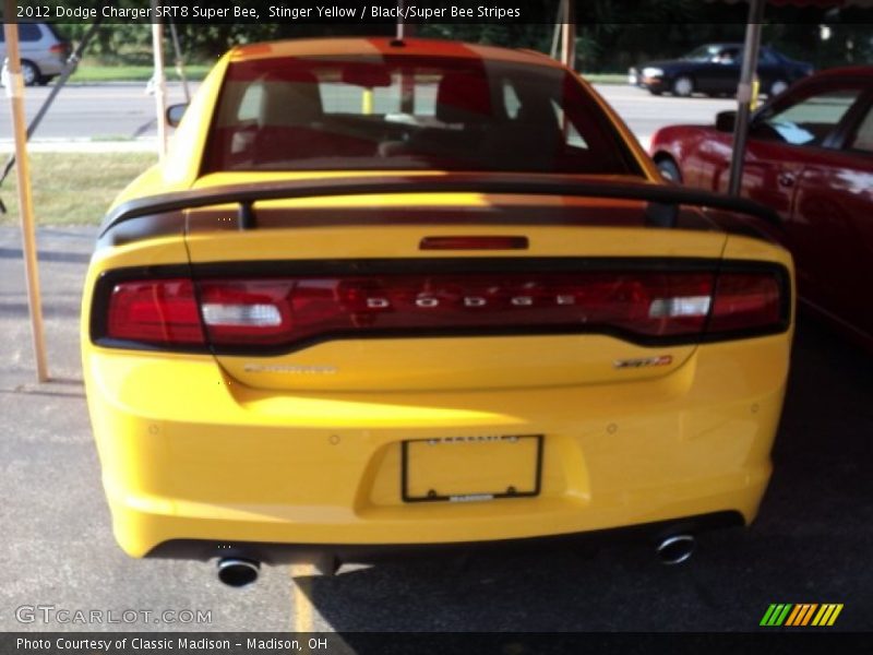 Stinger Yellow / Black/Super Bee Stripes 2012 Dodge Charger SRT8 Super Bee