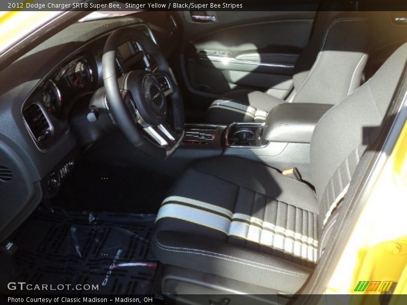 Stinger Yellow / Black/Super Bee Stripes 2012 Dodge Charger SRT8 Super Bee