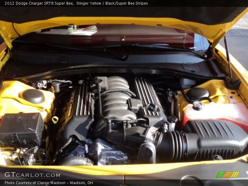 Stinger Yellow / Black/Super Bee Stripes 2012 Dodge Charger SRT8 Super Bee