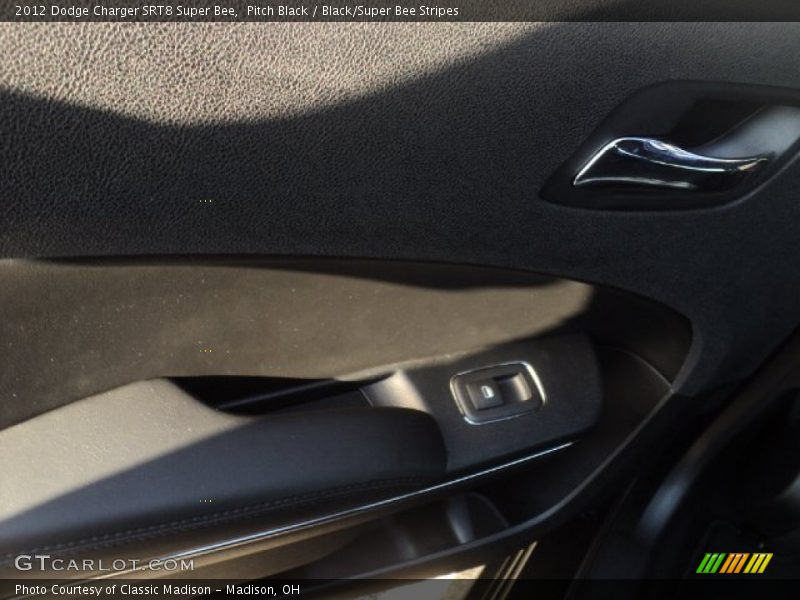 Pitch Black / Black/Super Bee Stripes 2012 Dodge Charger SRT8 Super Bee