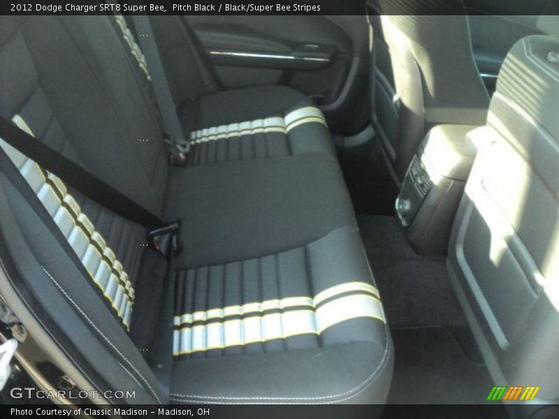Rear Seat of 2012 Charger SRT8 Super Bee
