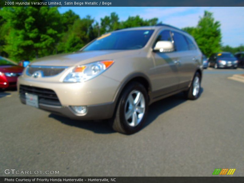 Satin Beige Metallic / Beige 2008 Hyundai Veracruz Limited