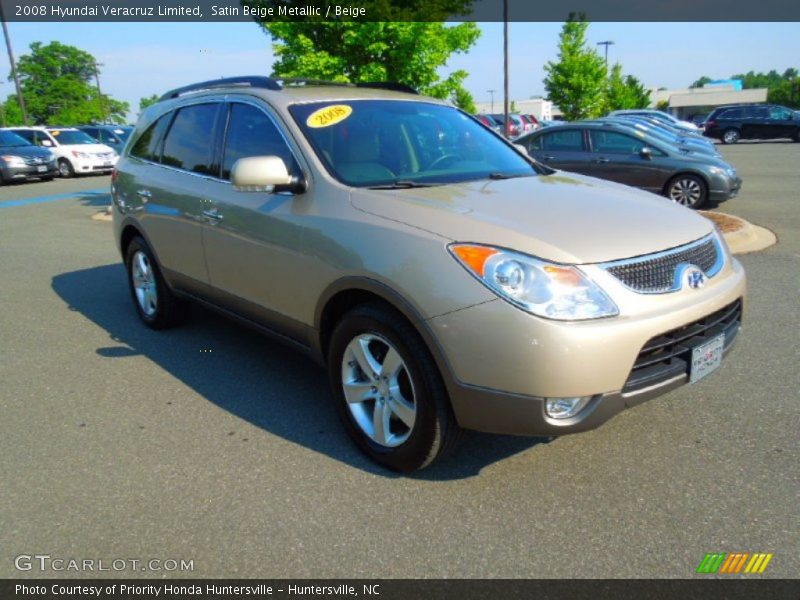 Satin Beige Metallic / Beige 2008 Hyundai Veracruz Limited