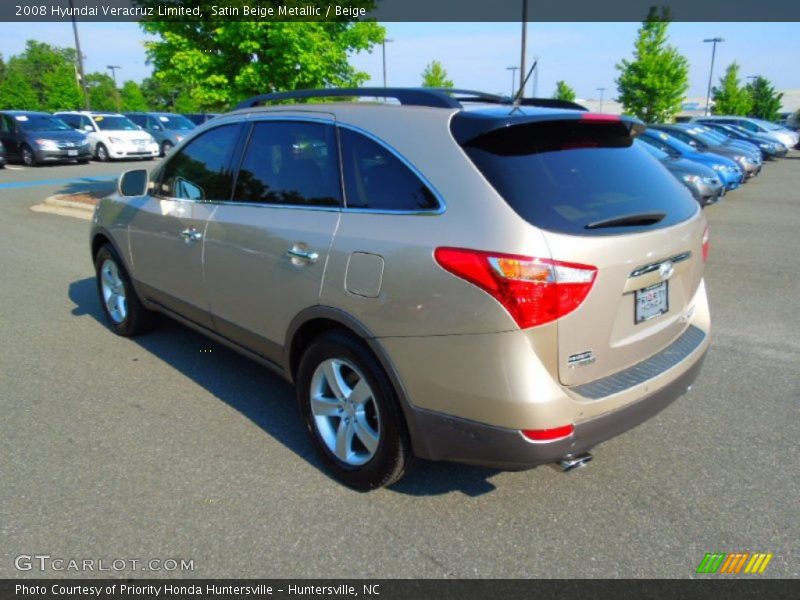 Satin Beige Metallic / Beige 2008 Hyundai Veracruz Limited