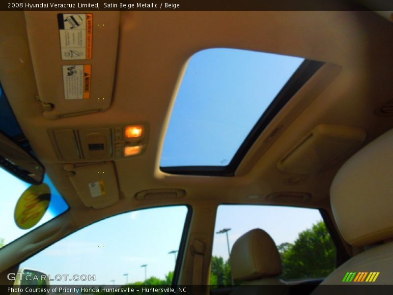 Satin Beige Metallic / Beige 2008 Hyundai Veracruz Limited
