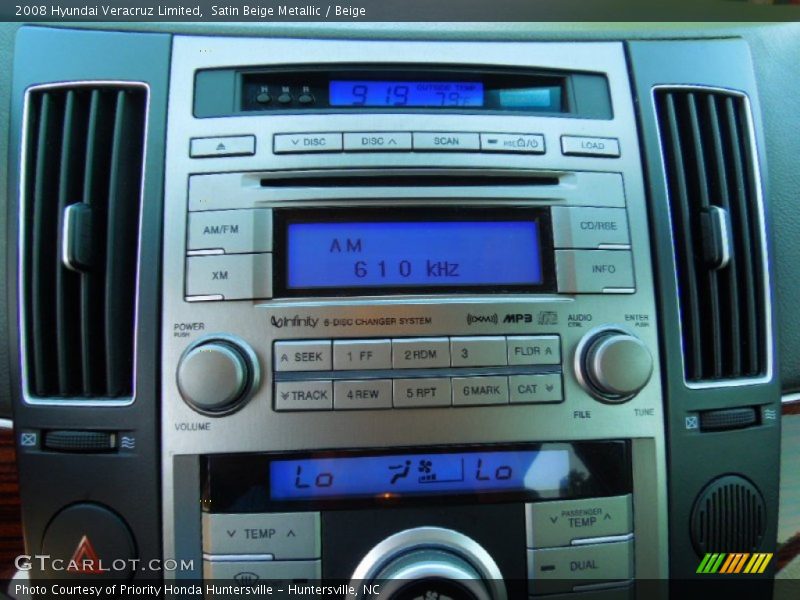 Satin Beige Metallic / Beige 2008 Hyundai Veracruz Limited