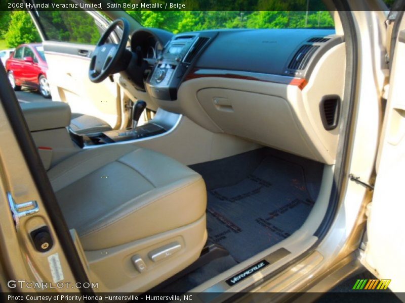 Satin Beige Metallic / Beige 2008 Hyundai Veracruz Limited