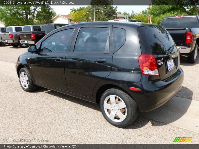 Black / Charcoal 2008 Chevrolet Aveo Aveo5 LS