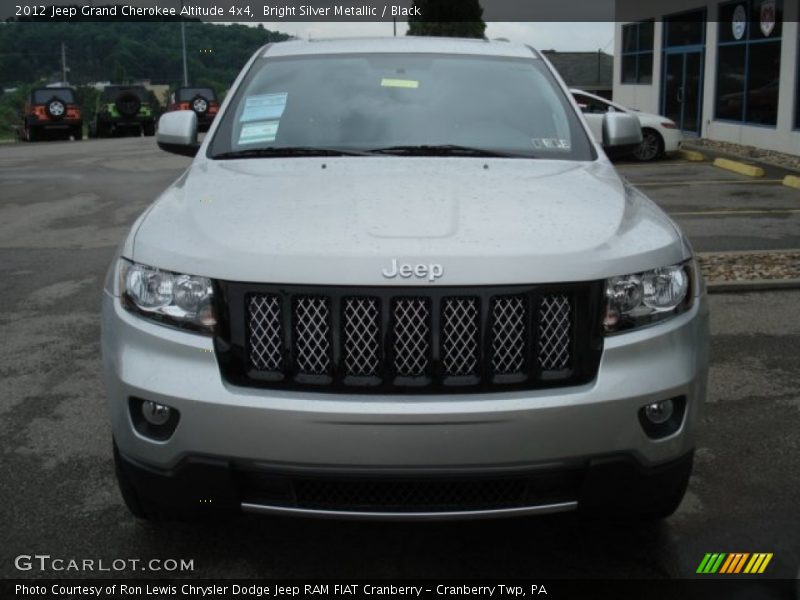 Bright Silver Metallic / Black 2012 Jeep Grand Cherokee Altitude 4x4