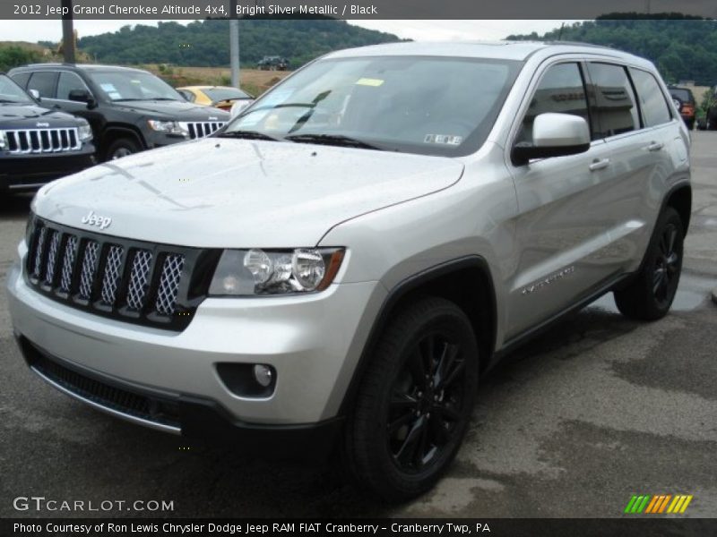 Bright Silver Metallic / Black 2012 Jeep Grand Cherokee Altitude 4x4