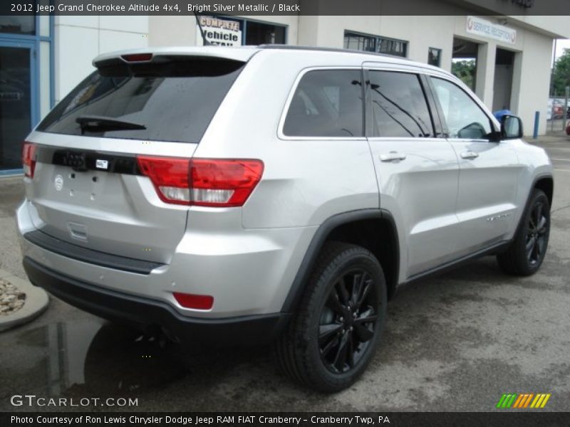 Bright Silver Metallic / Black 2012 Jeep Grand Cherokee Altitude 4x4