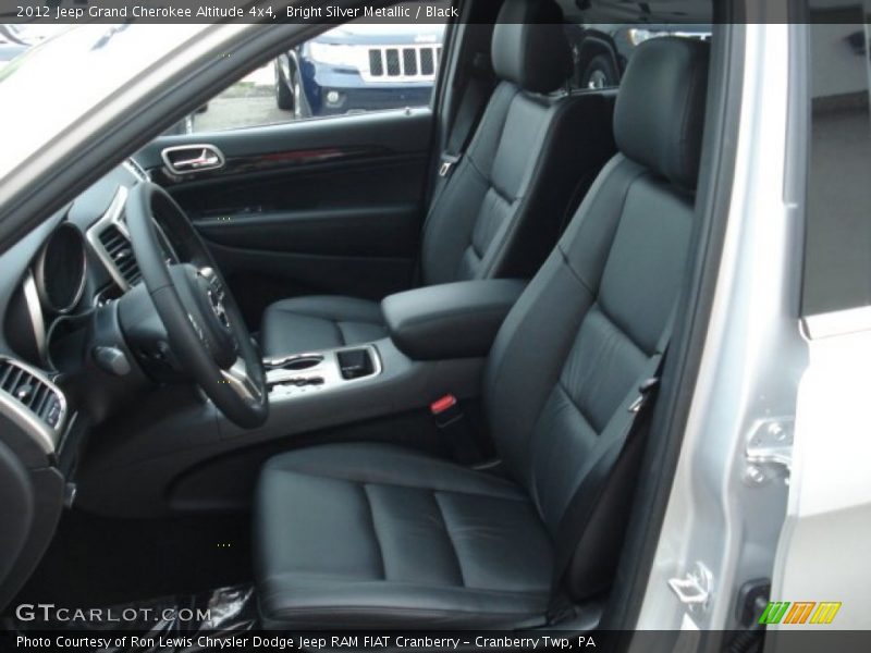 Bright Silver Metallic / Black 2012 Jeep Grand Cherokee Altitude 4x4