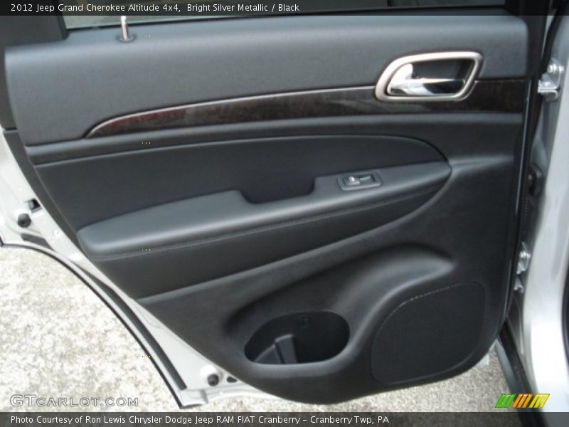 Bright Silver Metallic / Black 2012 Jeep Grand Cherokee Altitude 4x4