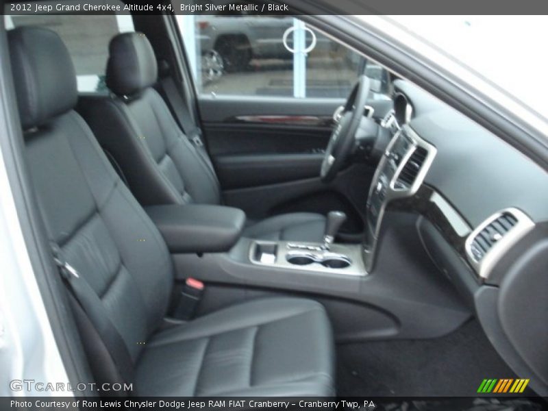 Bright Silver Metallic / Black 2012 Jeep Grand Cherokee Altitude 4x4