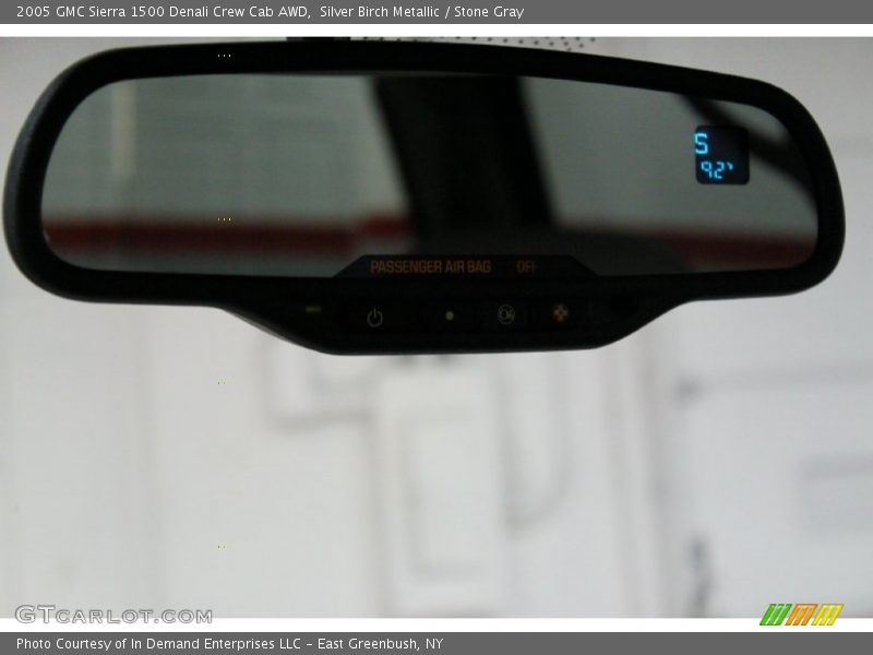 Silver Birch Metallic / Stone Gray 2005 GMC Sierra 1500 Denali Crew Cab AWD