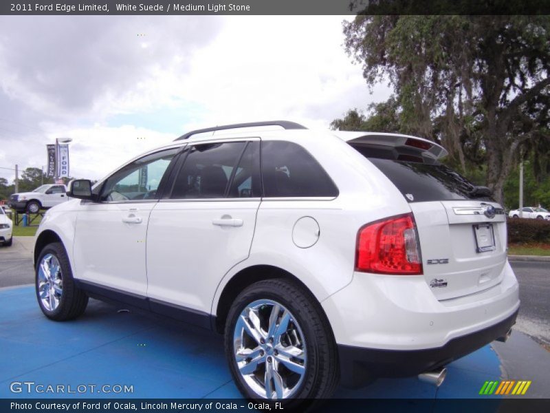 White Suede / Medium Light Stone 2011 Ford Edge Limited