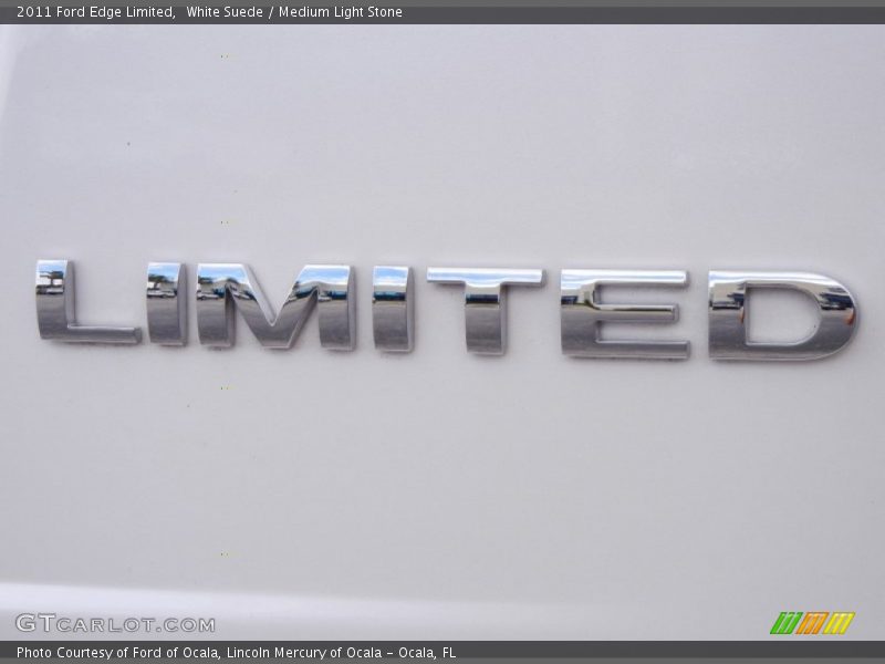 White Suede / Medium Light Stone 2011 Ford Edge Limited