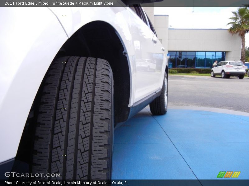 White Suede / Medium Light Stone 2011 Ford Edge Limited