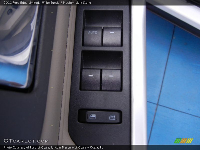 White Suede / Medium Light Stone 2011 Ford Edge Limited