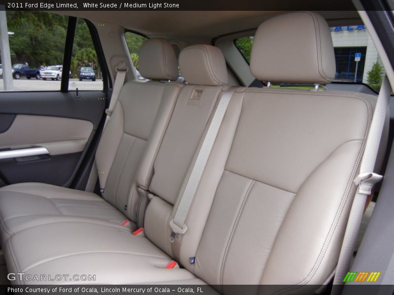 White Suede / Medium Light Stone 2011 Ford Edge Limited