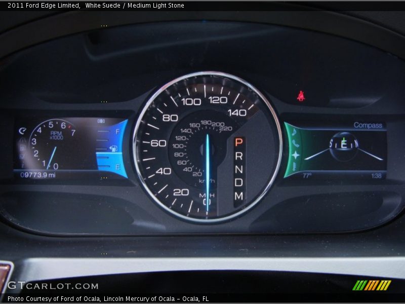 White Suede / Medium Light Stone 2011 Ford Edge Limited