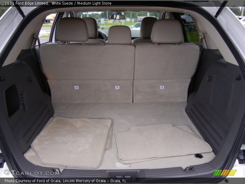 White Suede / Medium Light Stone 2011 Ford Edge Limited