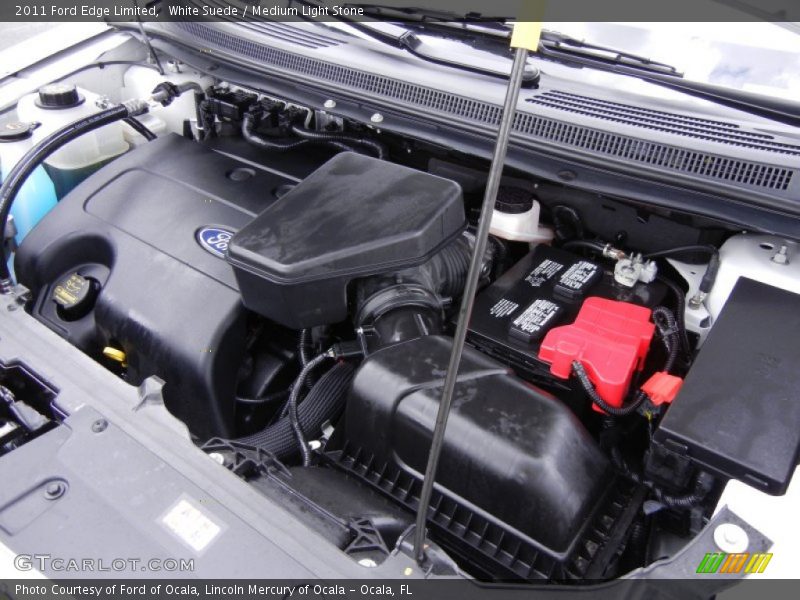 White Suede / Medium Light Stone 2011 Ford Edge Limited