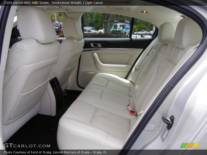 Smokestone Metallic / Light Camel 2009 Lincoln MKS AWD Sedan