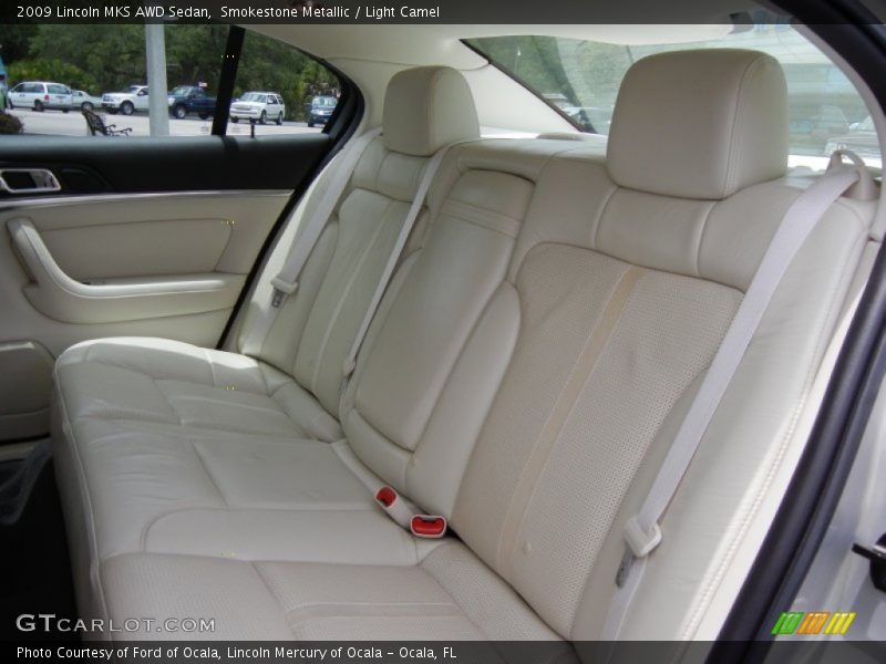 Smokestone Metallic / Light Camel 2009 Lincoln MKS AWD Sedan