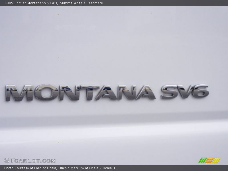 Summit White / Cashmere 2005 Pontiac Montana SV6 FWD