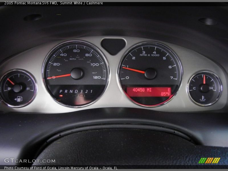 Summit White / Cashmere 2005 Pontiac Montana SV6 FWD