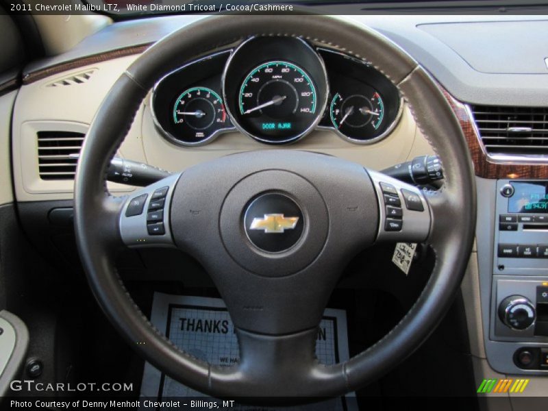  2011 Malibu LTZ Steering Wheel