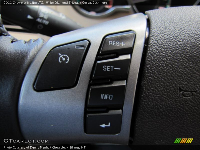 White Diamond Tricoat / Cocoa/Cashmere 2011 Chevrolet Malibu LTZ