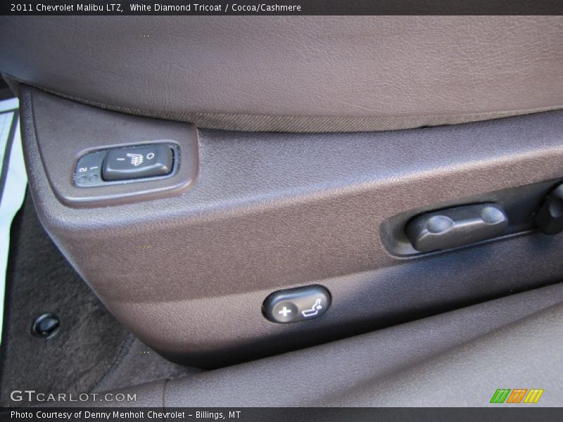 White Diamond Tricoat / Cocoa/Cashmere 2011 Chevrolet Malibu LTZ