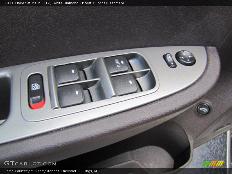 White Diamond Tricoat / Cocoa/Cashmere 2011 Chevrolet Malibu LTZ