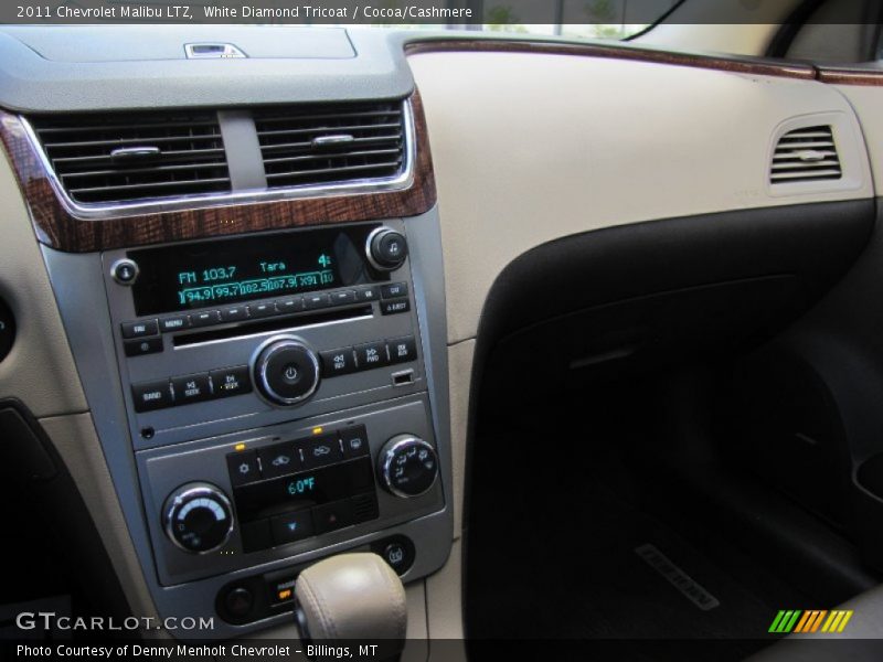 White Diamond Tricoat / Cocoa/Cashmere 2011 Chevrolet Malibu LTZ