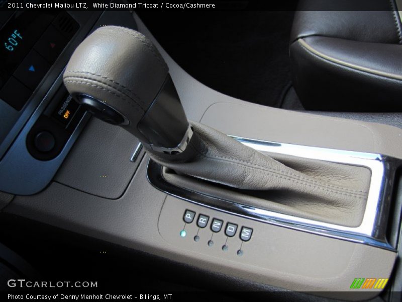 White Diamond Tricoat / Cocoa/Cashmere 2011 Chevrolet Malibu LTZ