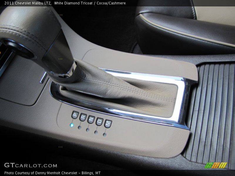 White Diamond Tricoat / Cocoa/Cashmere 2011 Chevrolet Malibu LTZ