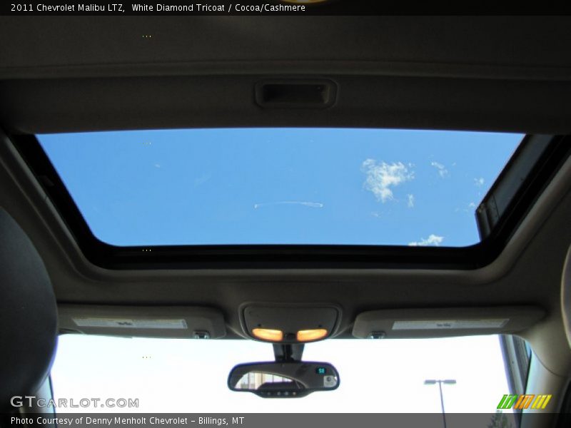 White Diamond Tricoat / Cocoa/Cashmere 2011 Chevrolet Malibu LTZ