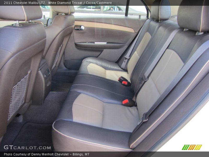 White Diamond Tricoat / Cocoa/Cashmere 2011 Chevrolet Malibu LTZ
