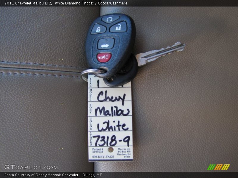 Keys of 2011 Malibu LTZ