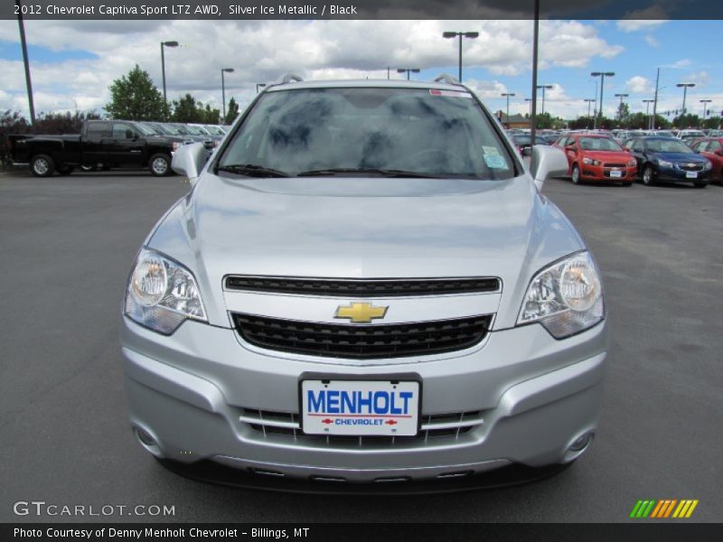 Silver Ice Metallic / Black 2012 Chevrolet Captiva Sport LTZ AWD