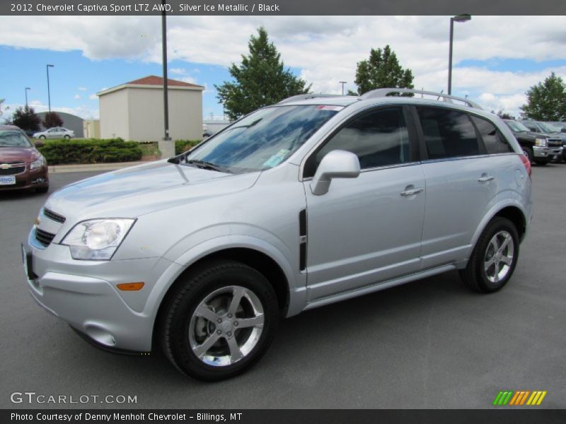 Silver Ice Metallic / Black 2012 Chevrolet Captiva Sport LTZ AWD