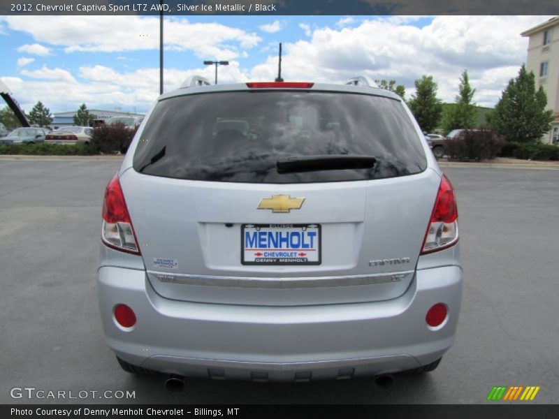 Silver Ice Metallic / Black 2012 Chevrolet Captiva Sport LTZ AWD