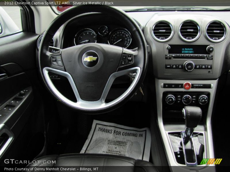 Dashboard of 2012 Captiva Sport LTZ AWD