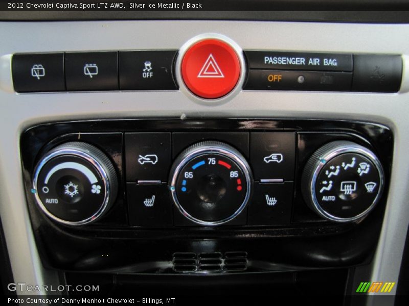 Controls of 2012 Captiva Sport LTZ AWD
