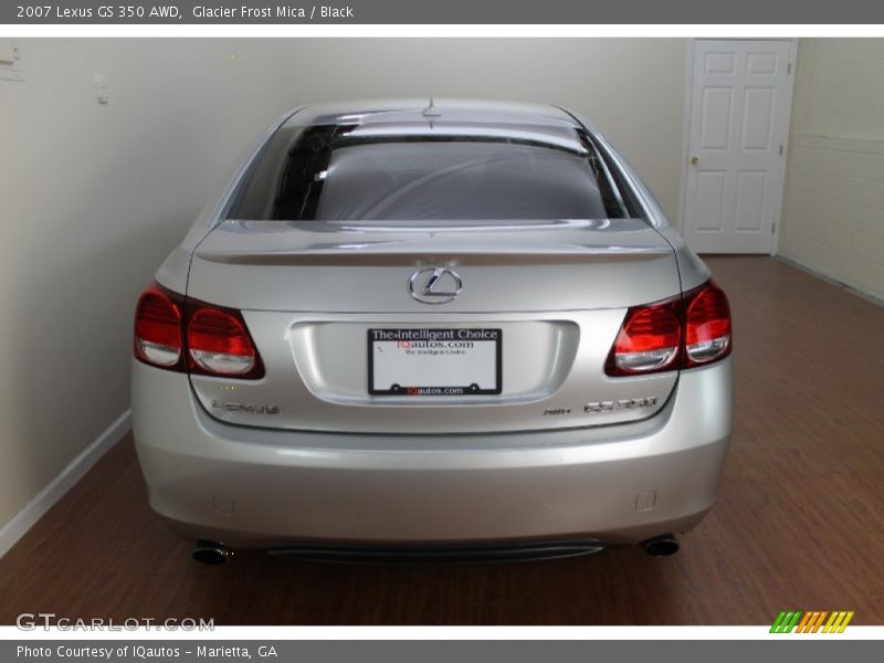 Glacier Frost Mica / Black 2007 Lexus GS 350 AWD
